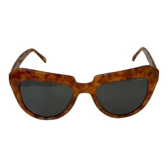 Komono Women’s Sunglasses Cat-eye NEW Tan Caramel Stella NIB - Picture 3 of 9